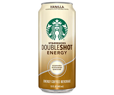 Starbucks Double Shot Coffee Drink Vanilla Energy 15 Fluid Ounce