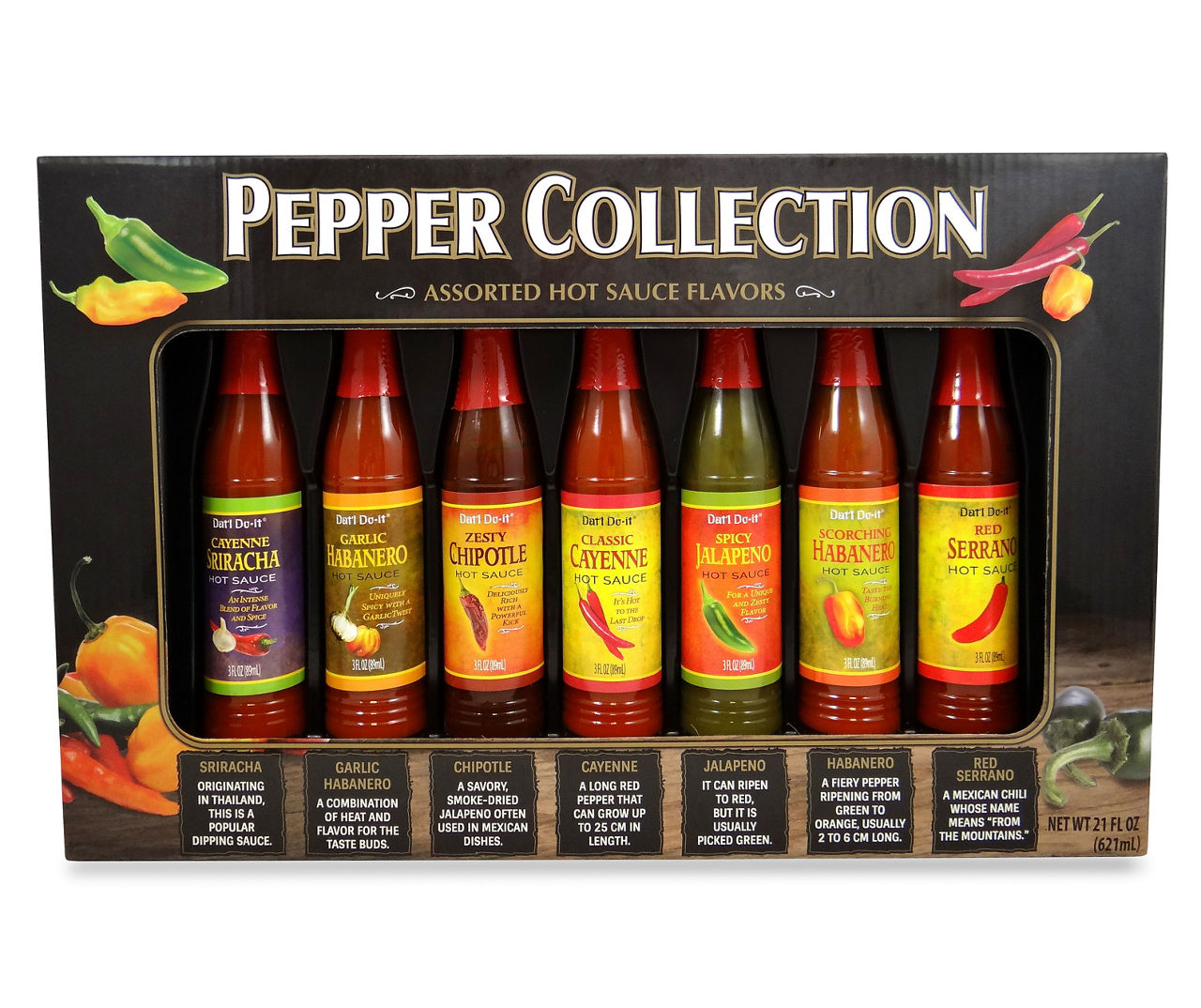 Pure Peppers Hot Sauce Gift Set