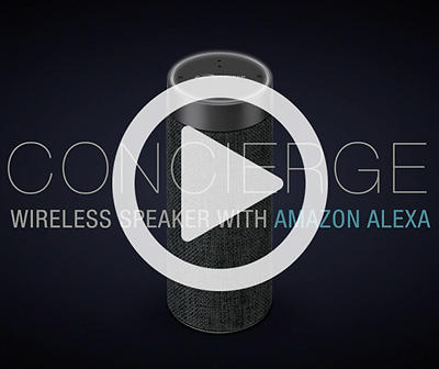 Black Platinum Concierge Speaker with Amazon Alexa