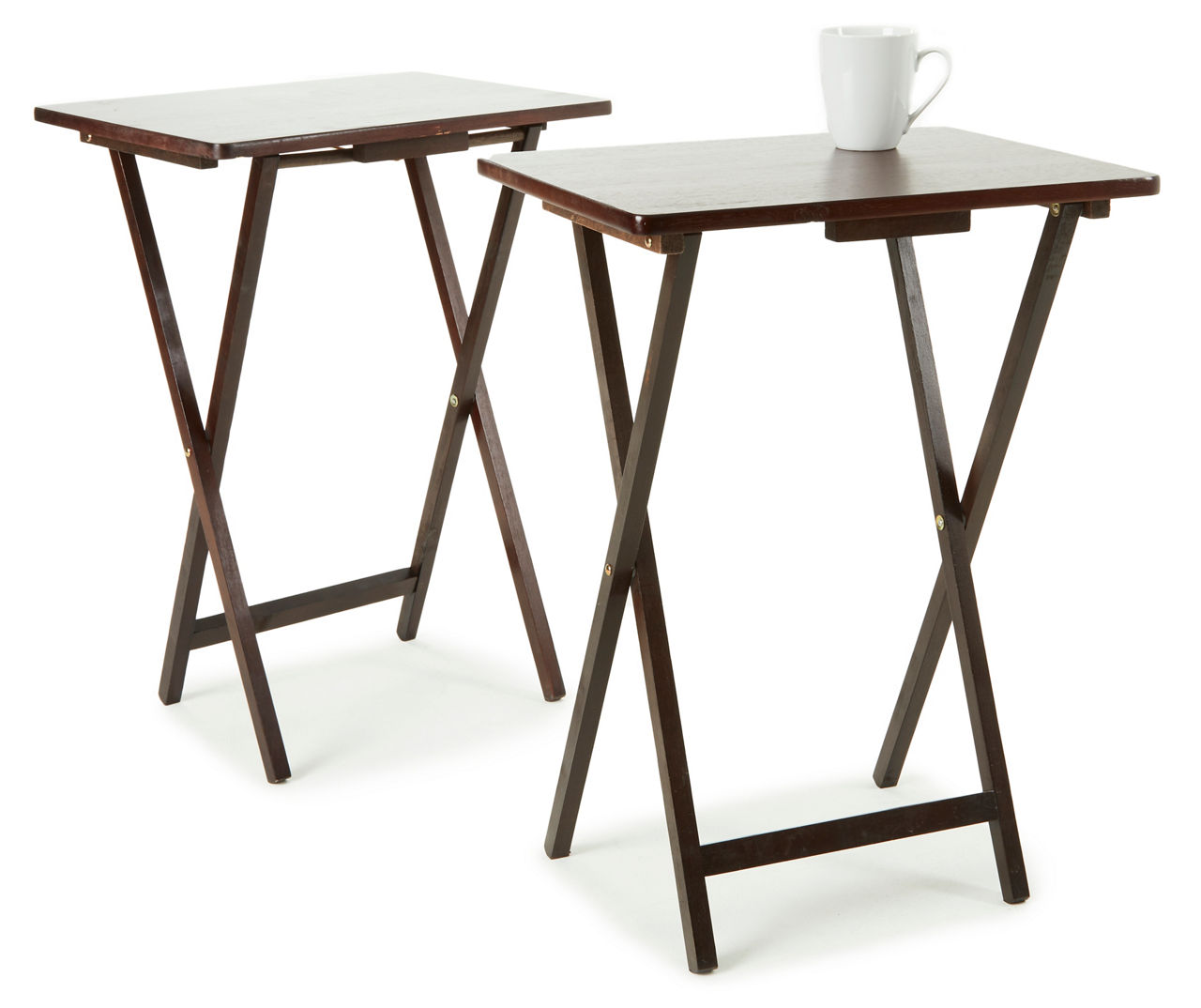 Natural Tray Tables, 2-Pack