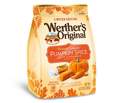 Limited Edition Pumpkin Spice Soft Caramels, 9.4 Oz.