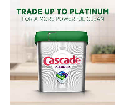 Cascade Complete ActionPacs Dishwasher Detergent, Lemon Scent, 21 Count