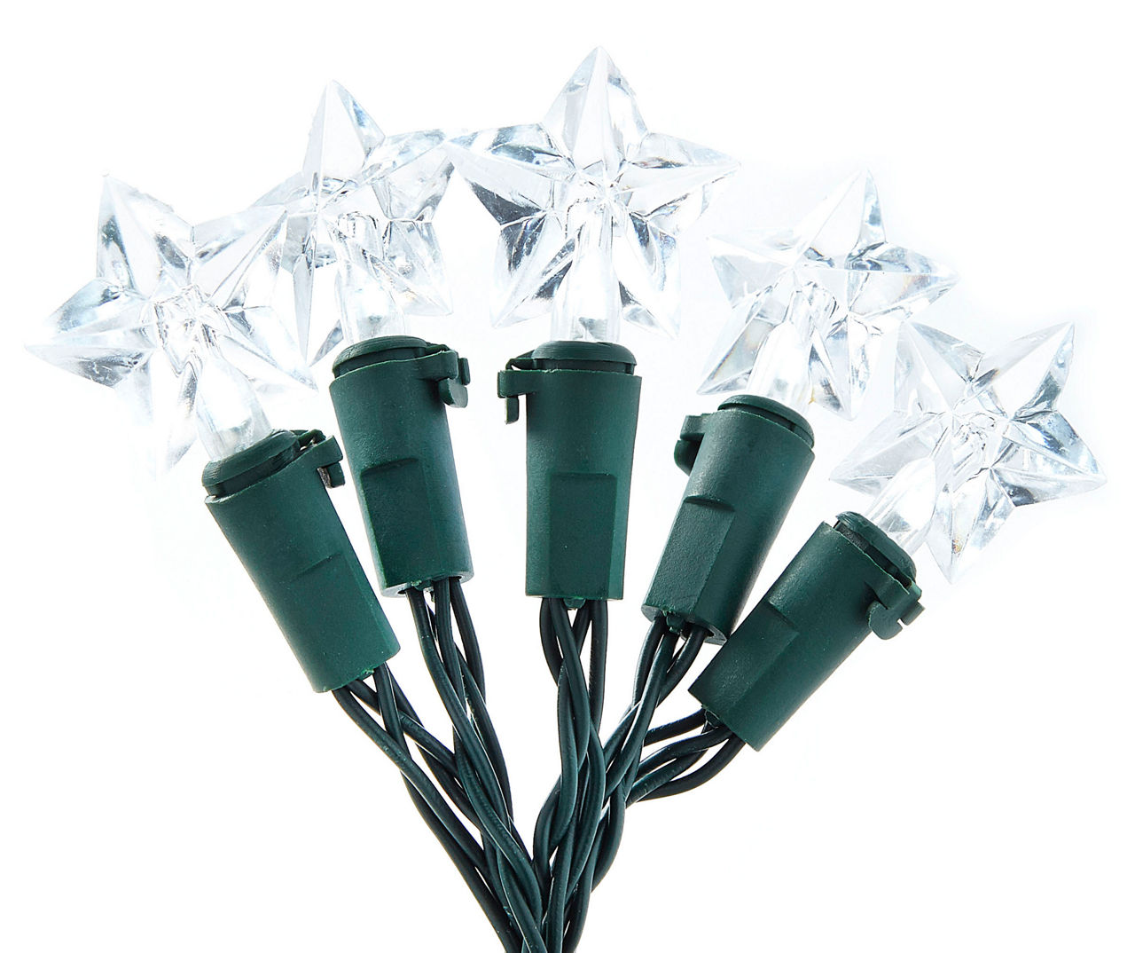 Real Living Cool White Twinkling Star LED Light Set, 20Lights Big Lots