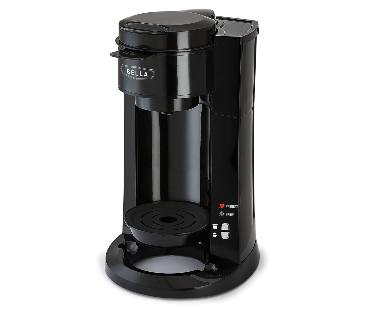 BELLA 3 brew sizes Black Single-Serve Coffee Maker in the Single-Serve  Coffee Makers department at