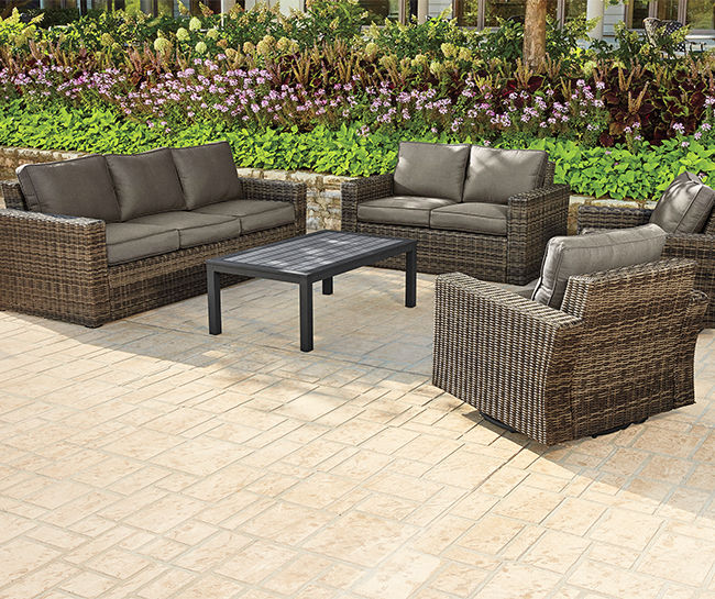 Shadow creek 5 2025 piece cushioned seating set