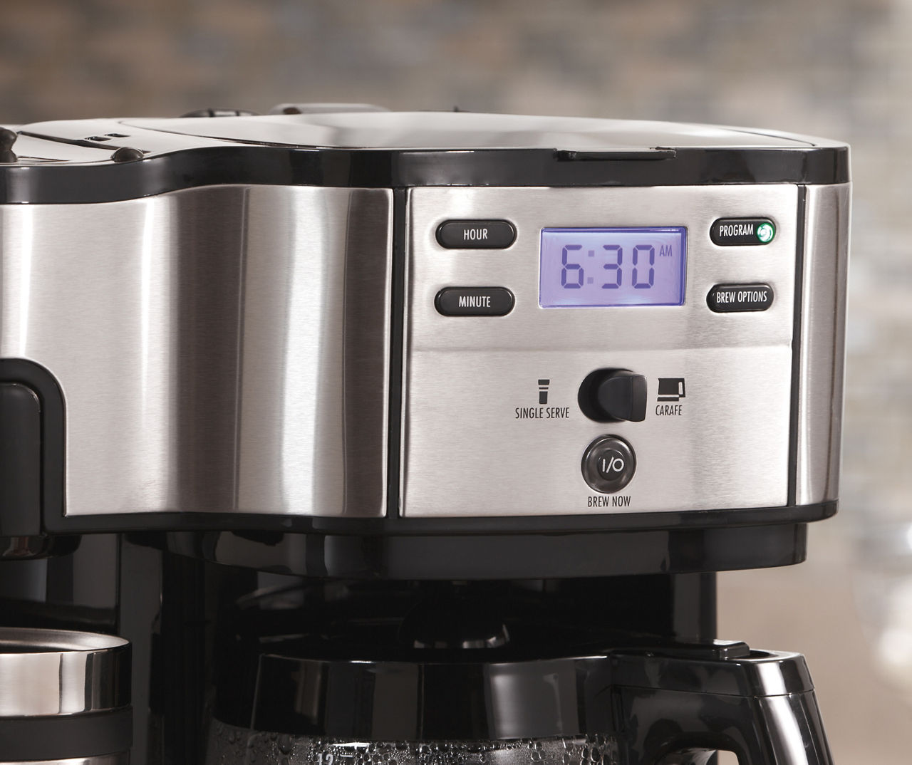 Hamilton Beach 2-Way Programmable 12 Cup and Single-Serve Coffee