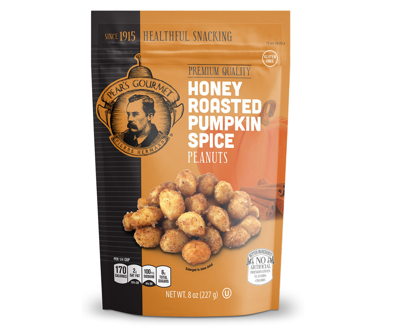 Honey Roasted Pumpkin Spice Peanuts, 8 Oz.