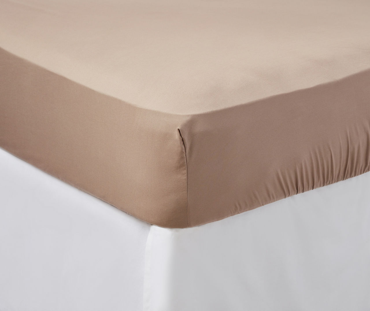 Tan Twin 3-Piece Cooling Sheet Set