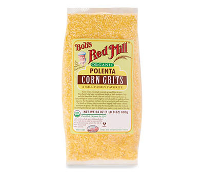 Organic Polenta Corn Grits, 24 Oz.