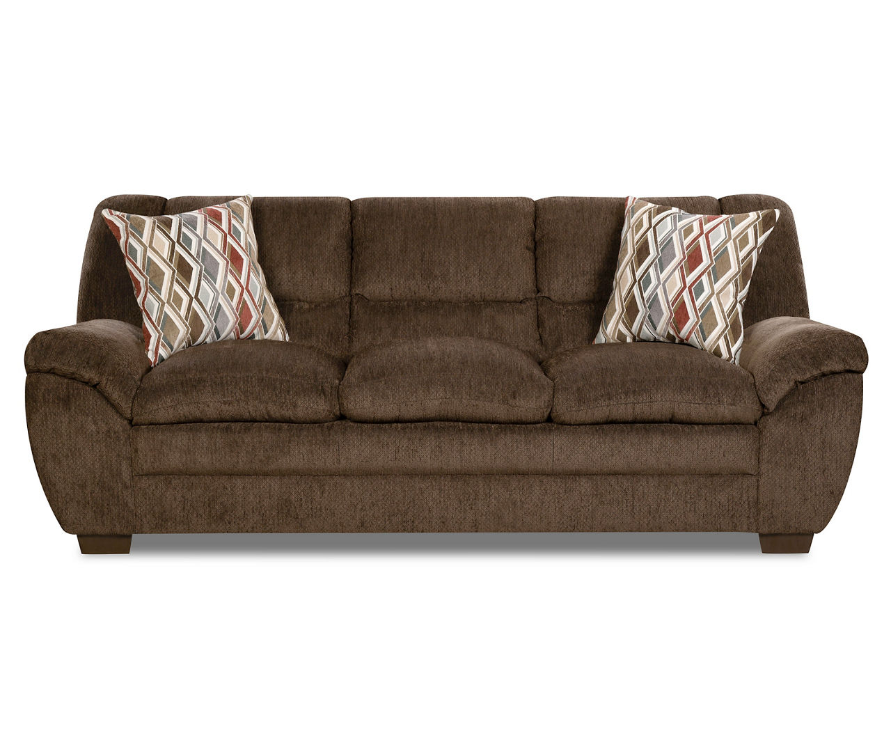 Simmons Worthington Mocha Brown Sofa