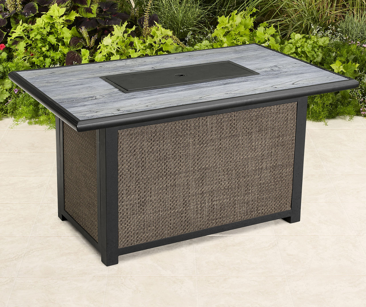 Fire pit table set big online lots