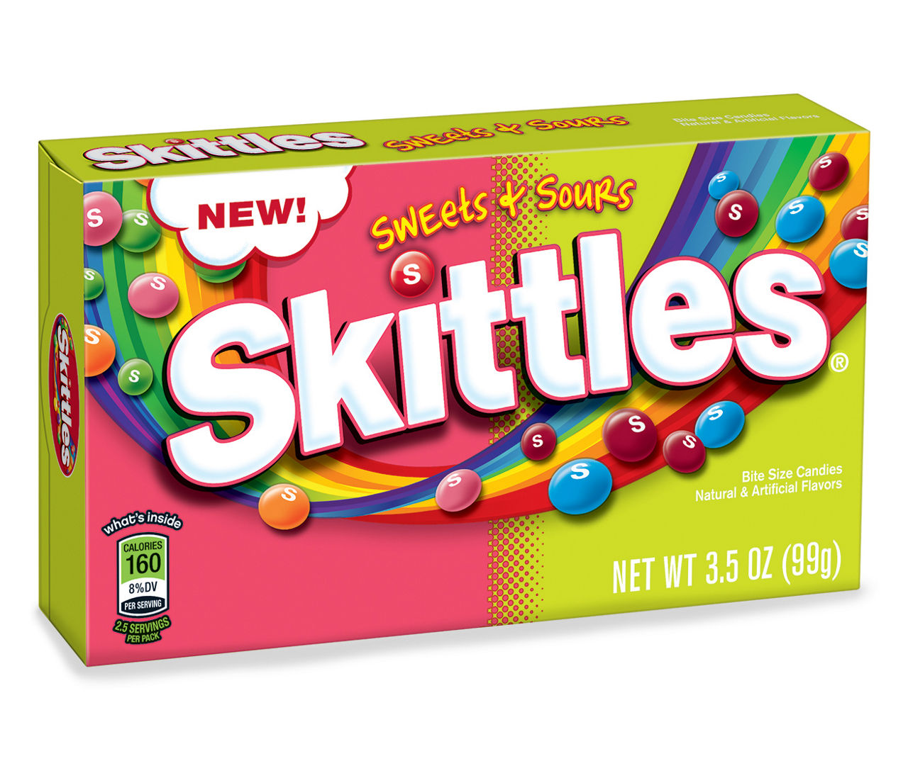 sour skittles box