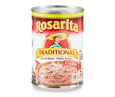 Rosarita Traditional Refried Beans, 16 Oz.