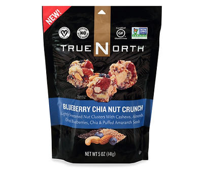 True North  Blueberry Chia Nut Crunch 5 oz. Bag