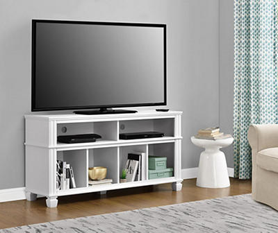 WHITE 55IN TV STAND
