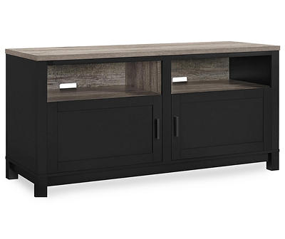 DISTRESSED BLK/BRN 60IN TV STAND