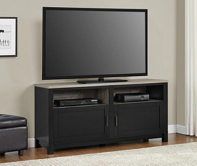 DISTRESSED BLK/BRN 60IN TV STAND