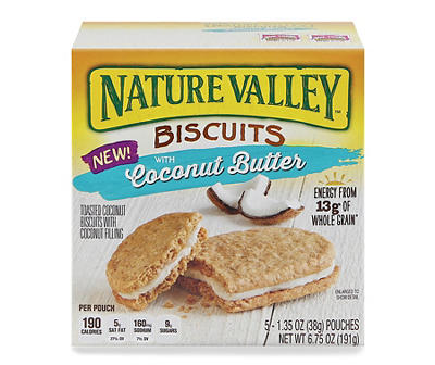 Coconut Butter Biscuits, 5-Pack