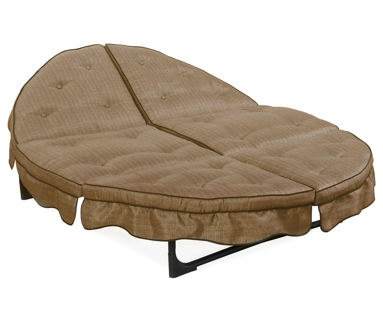 Mainstays outdoor double online chaise lounger replacement cushions