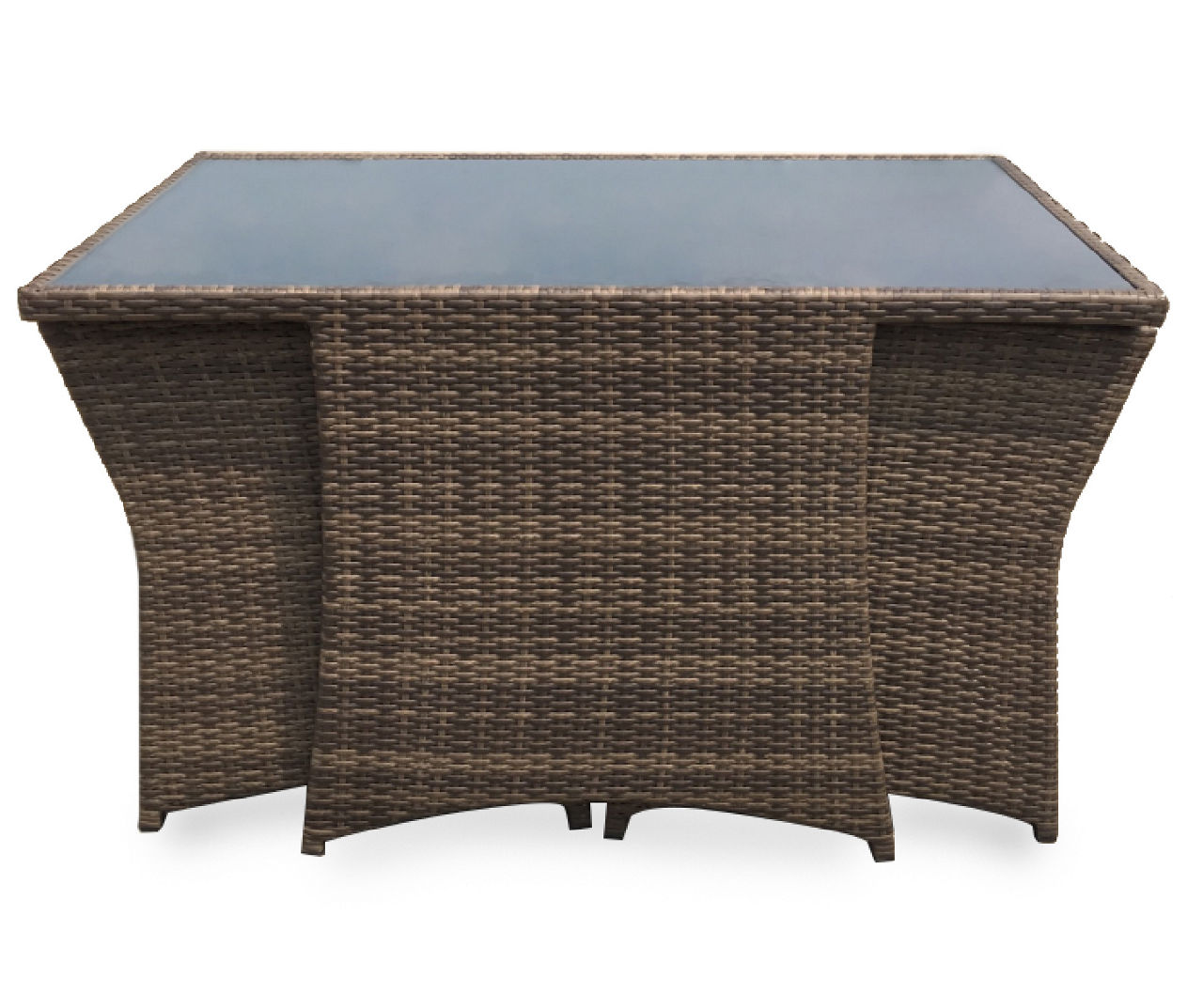 Bee & Willow Barrington Wicker Balcony popular Table in BrownnnNew