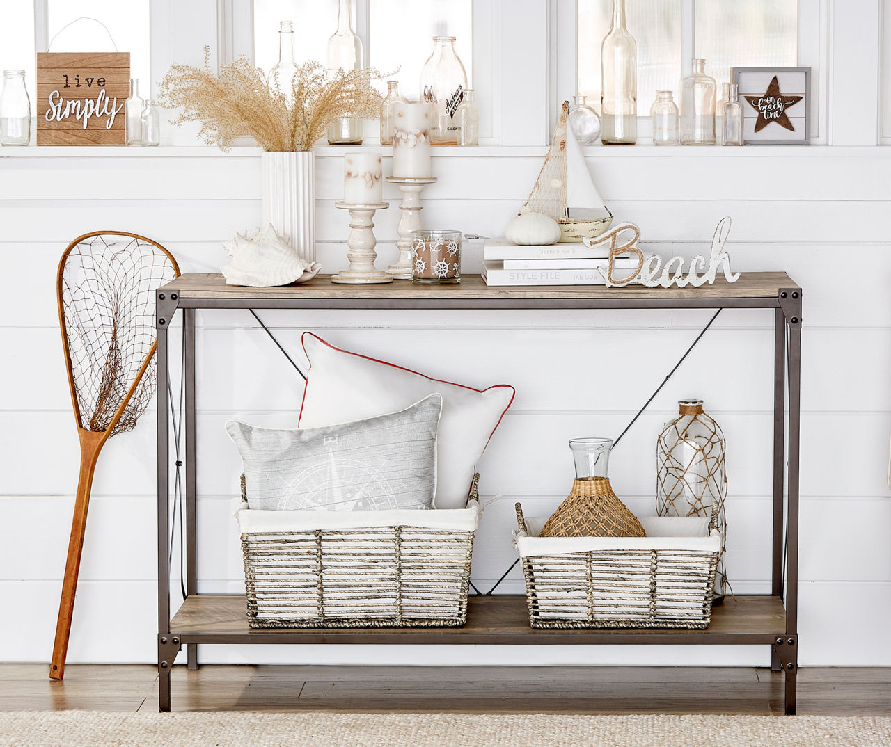 Big lots store rustic console table