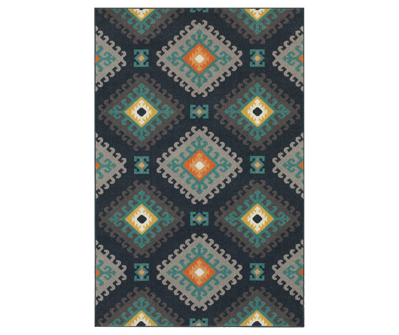 Quillian Navy Rugs Big Lots