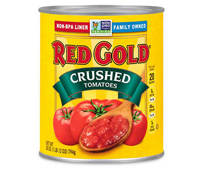 Red Gold Crushed Tomatoes 28 oz. Can