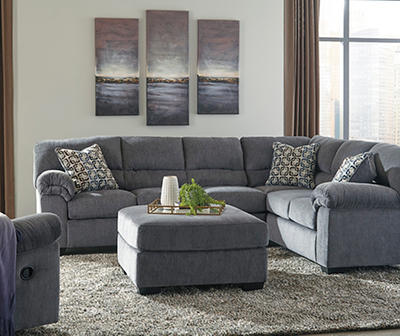 Signature Design By Ashley Ramsdell Gray Sofa Sectional Big Lots