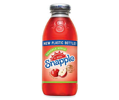Snapple Apple, 16 Fl Oz Plastic Bottle