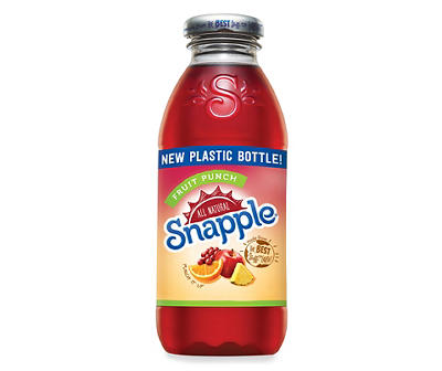 Snapple Fruit Punch, 16 Fl Oz Plastic Bottle