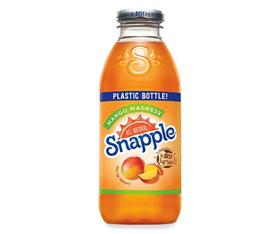 Snapple Mango Madness, 16 Fl Oz Plastic Bottle