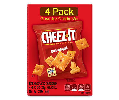 Kellogg's Cheez It Caddies Crackers Original 3oz