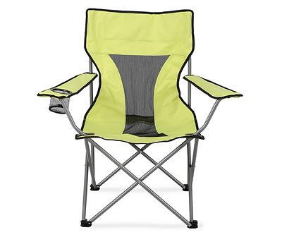 Light Green Folding Quad Chair with Carrying Bag