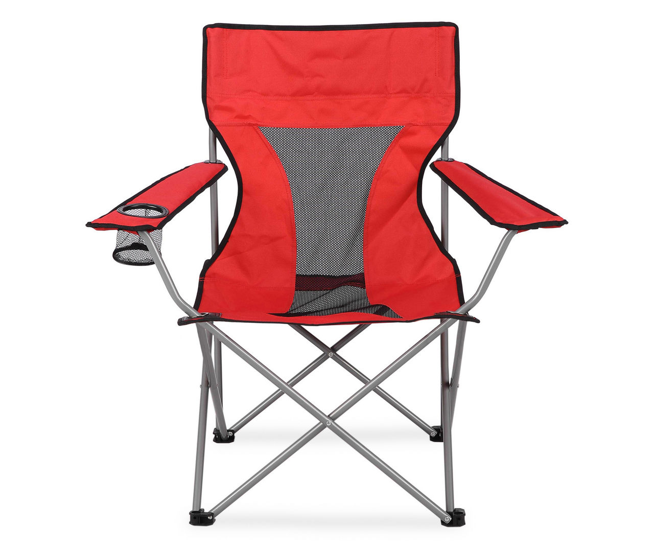 Red folding 2024 camping chairs