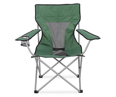 Green Folding Quad Chair with Carrying Bag