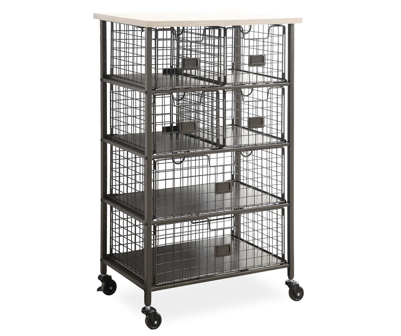 Stratford Wood & Metal 6Drawer Rolling Cart Big Lots