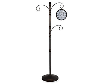 Thermometer Plant Stand with Hooks