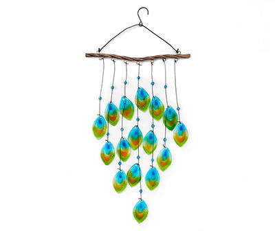 Peacock Feather Wind Chime