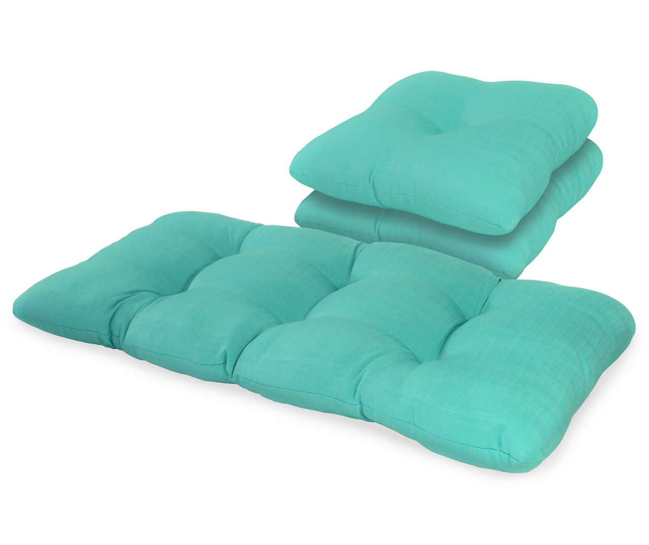 3 piece outdoor settee shop cushion set