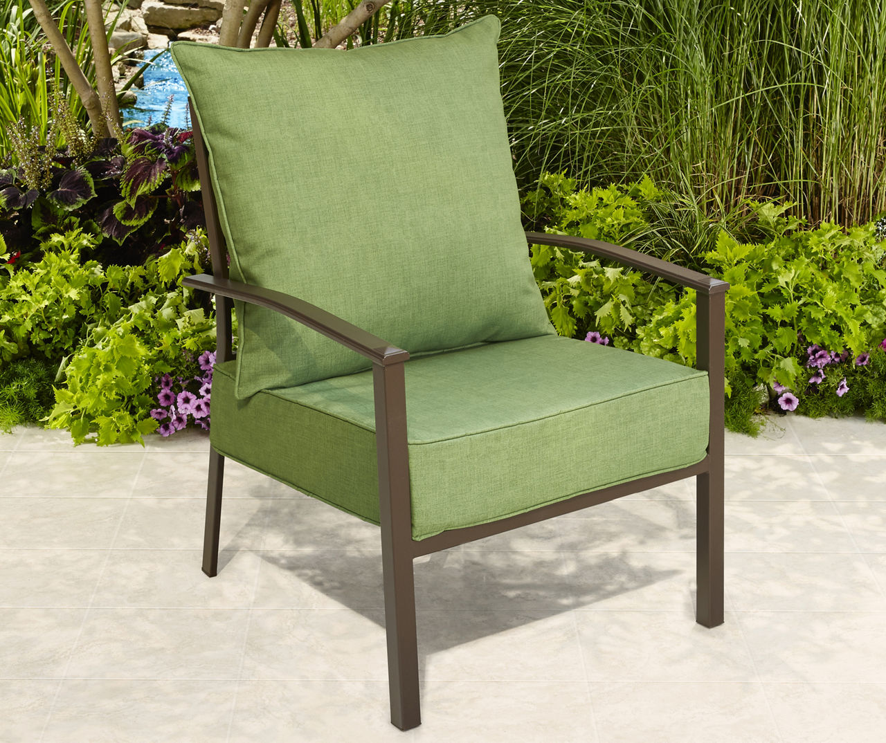 Green Deep Seat Outdoor Cushion Set Big Lots