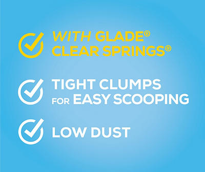Glade Clear Springs Clumping Multi Cat Litter, 20 lbs.