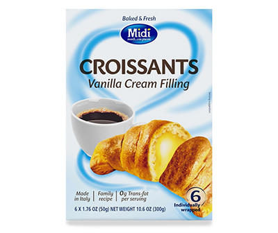 Vanilla Custard Cream Filled Croissant, 10.6 Oz.