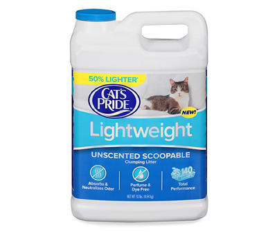 Cat's Pride Lightweight Unscented Scoopable Clumping Litter 10 lb. Jug