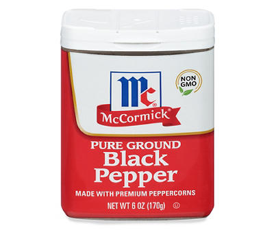 McCormick� Pure Ground Black Pepper 6 oz. Shaker