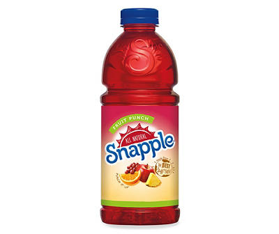 Snapple Fruit Punch, 32 Fl Oz Bottle