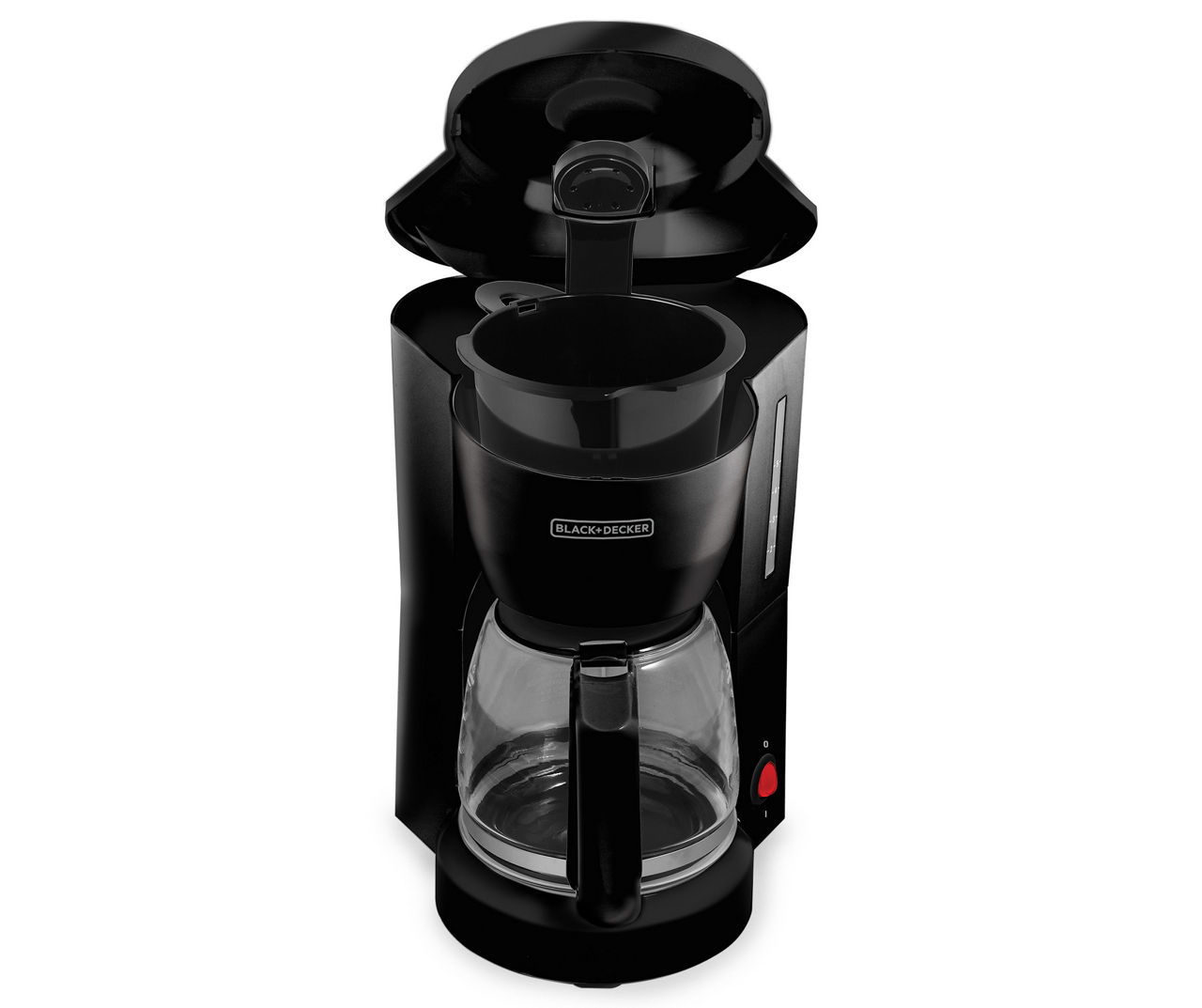 BLACK+DECKER 5-Cup Black/Stainless Residential Drip Coffee Maker in the Coffee  Makers department at