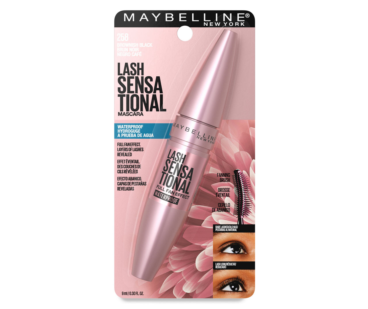 Maybelline Lash Sensational Waterproof Mascara, Brownish Black, 0.3 fl. oz. | Big Lots