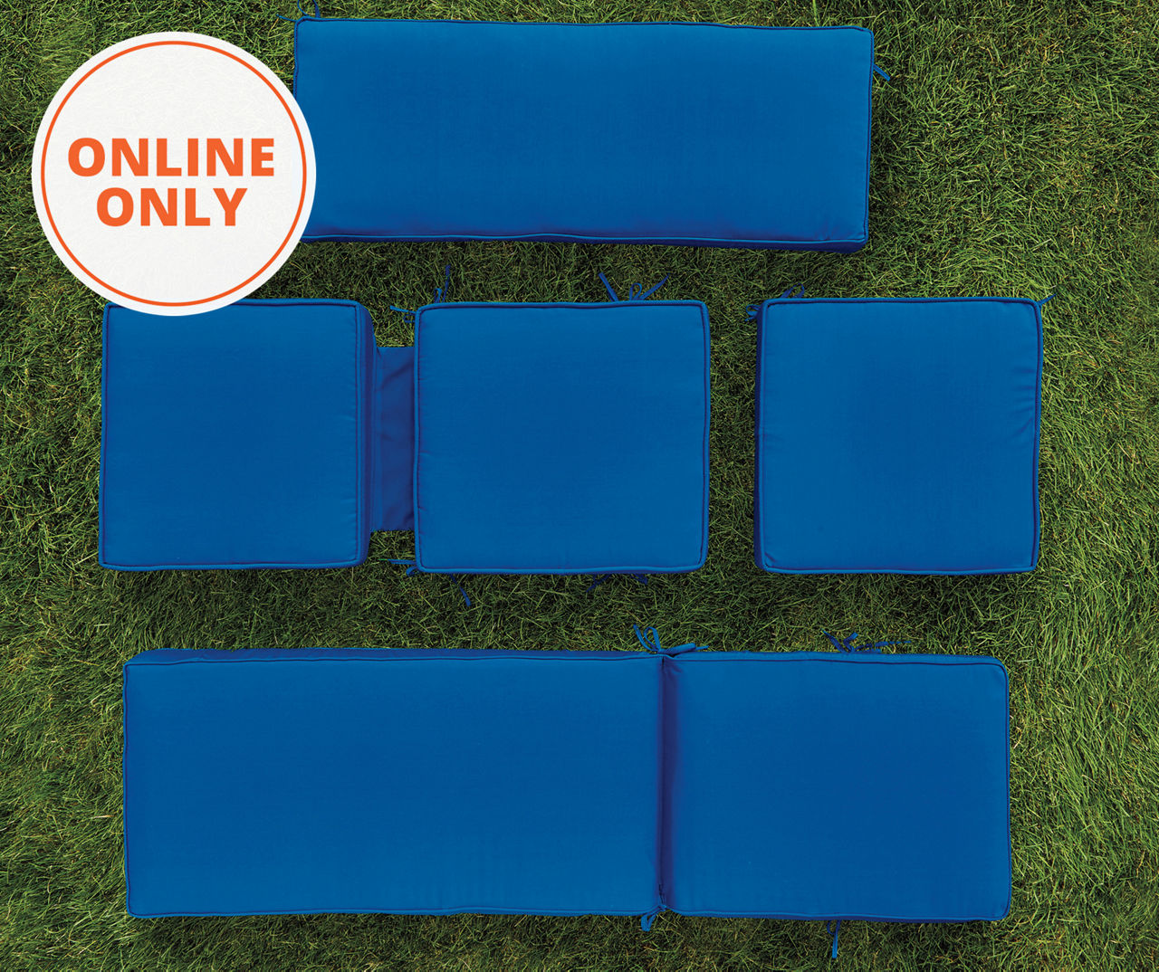 Royal blue best sale outdoor seat cushions