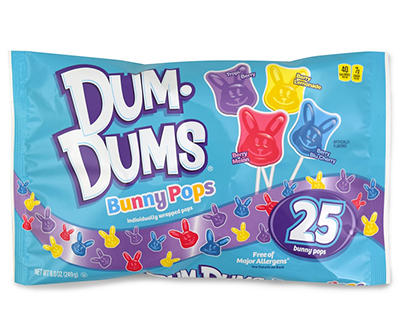 Berry Flavored Bunny Pops, 25-Count