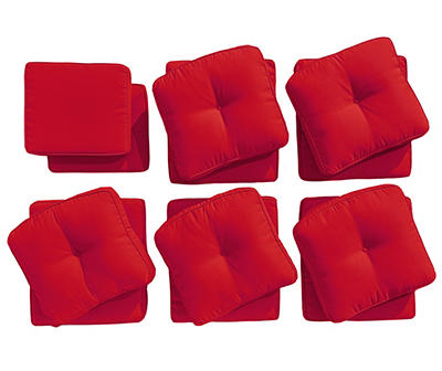 RED 12 PC REPLACEMENT CUSHION SET